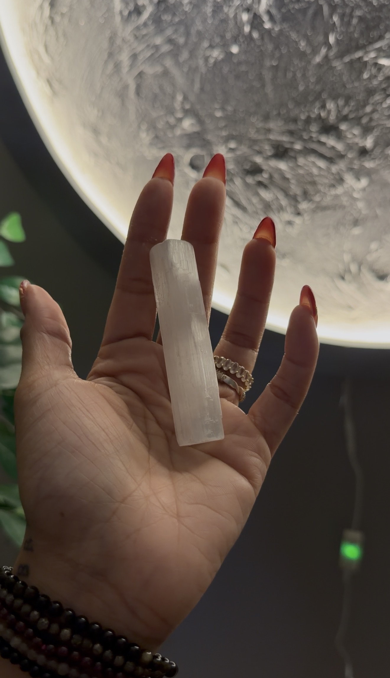 Selenite Wand