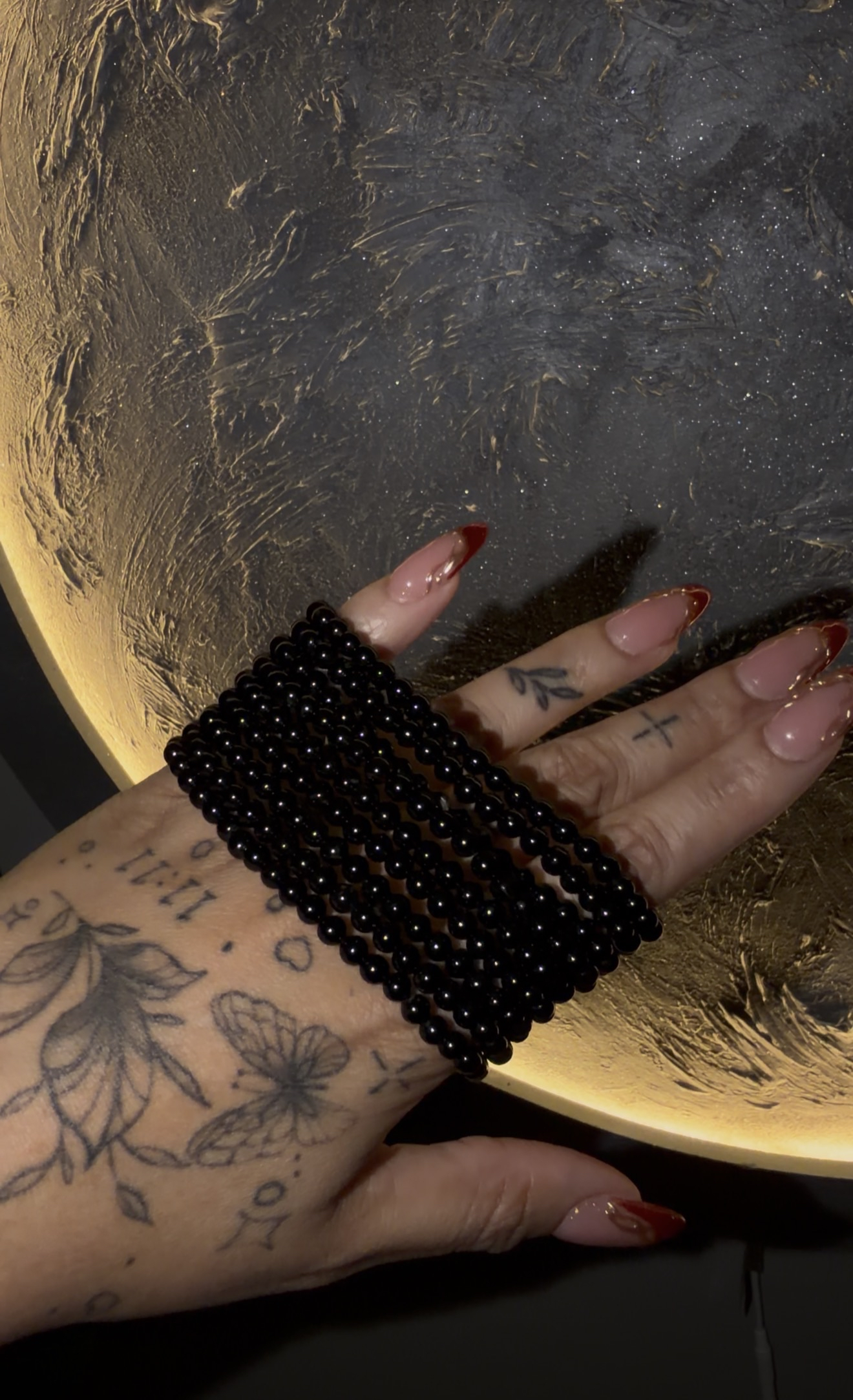 Black Tourmaline Crystal Bracelet