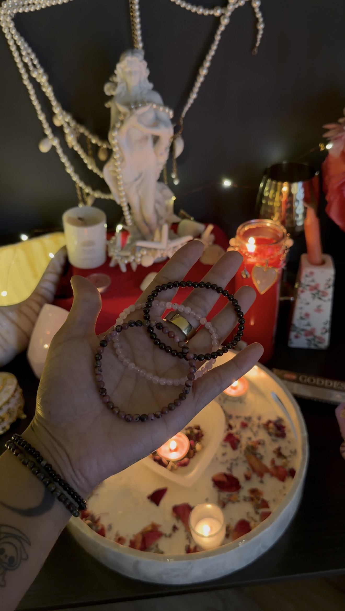 Cherished Love & Self-Love Crystal Bracelet Set