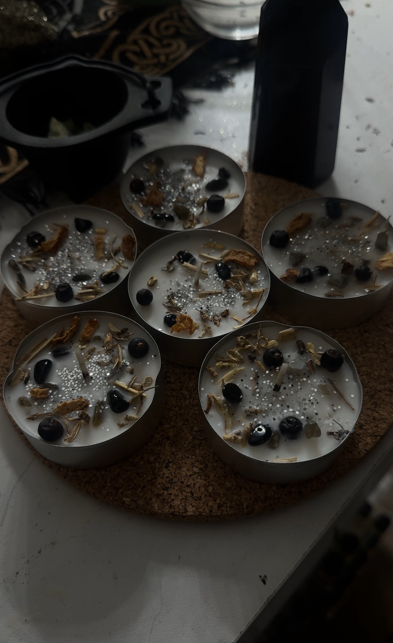 Cloak of Protection Candle Pack — Set of 6 Jumbo Tealights