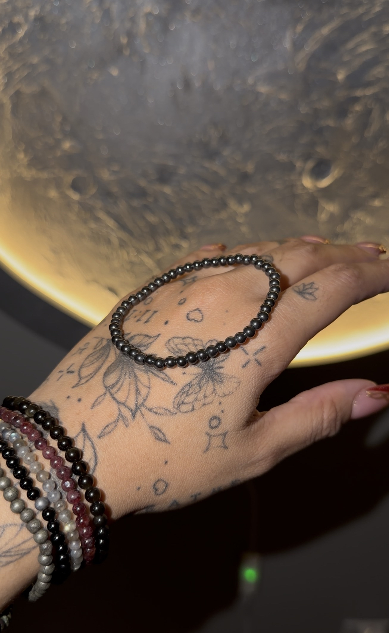 Hematite Crystal Bracelet