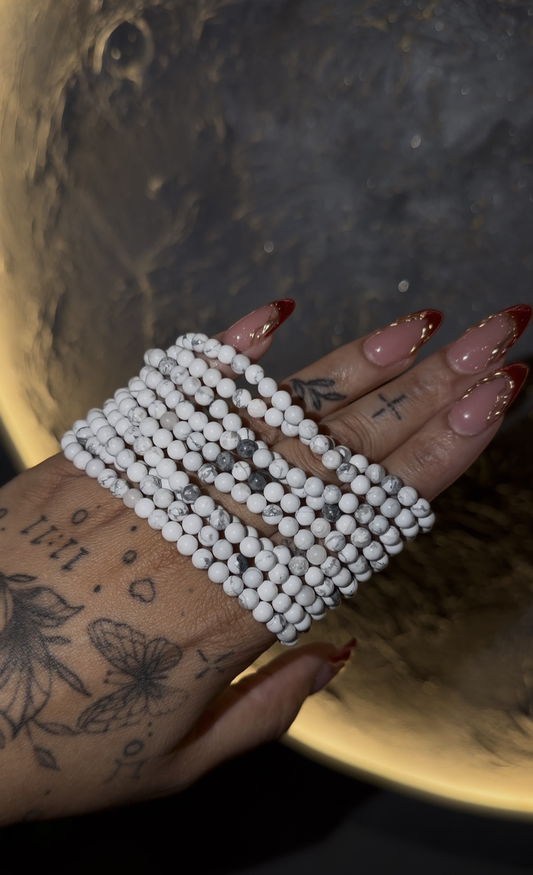 Howlite Crystal Bracelet